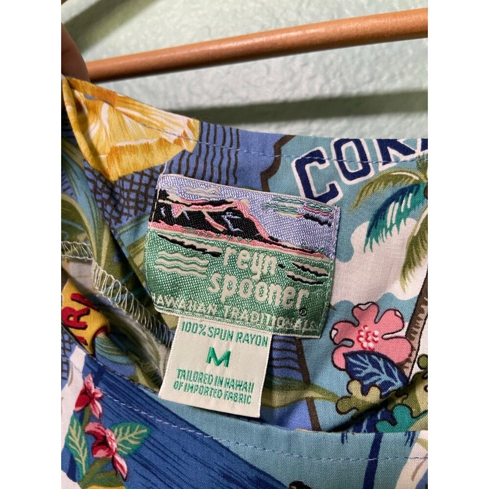 NWT Reyn‎ Spooner Women's Floral Pineapple Royal Hawaiian Dress with Tie Medium - Picture 5 of 9